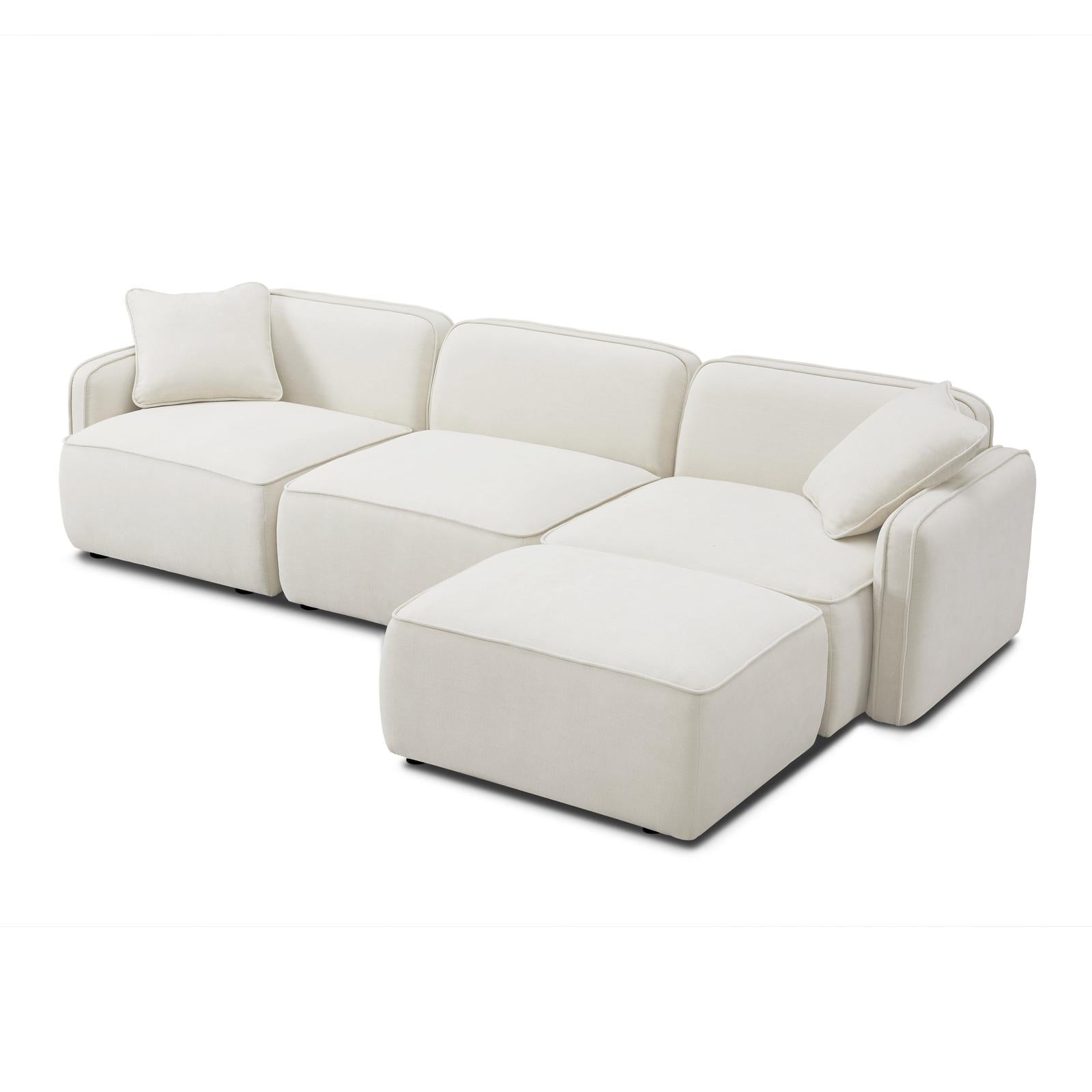 TOV Furniture Travie 4-Piece Modular Sectional