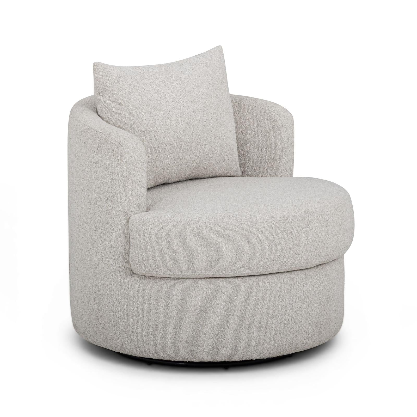 TOV Furniture Silvi Performance Boucle Swivel Accent Chair