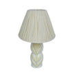 TOV Furniture Edith Curved Papier Mache Flower Pleated Table Lamp