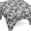 TOV Furniture Raji Leopard Performance Jacquard Ottoman