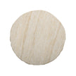 TOV Furniture Roxanne Faux Travertine Indoor/Outdoor Concrete Side Table