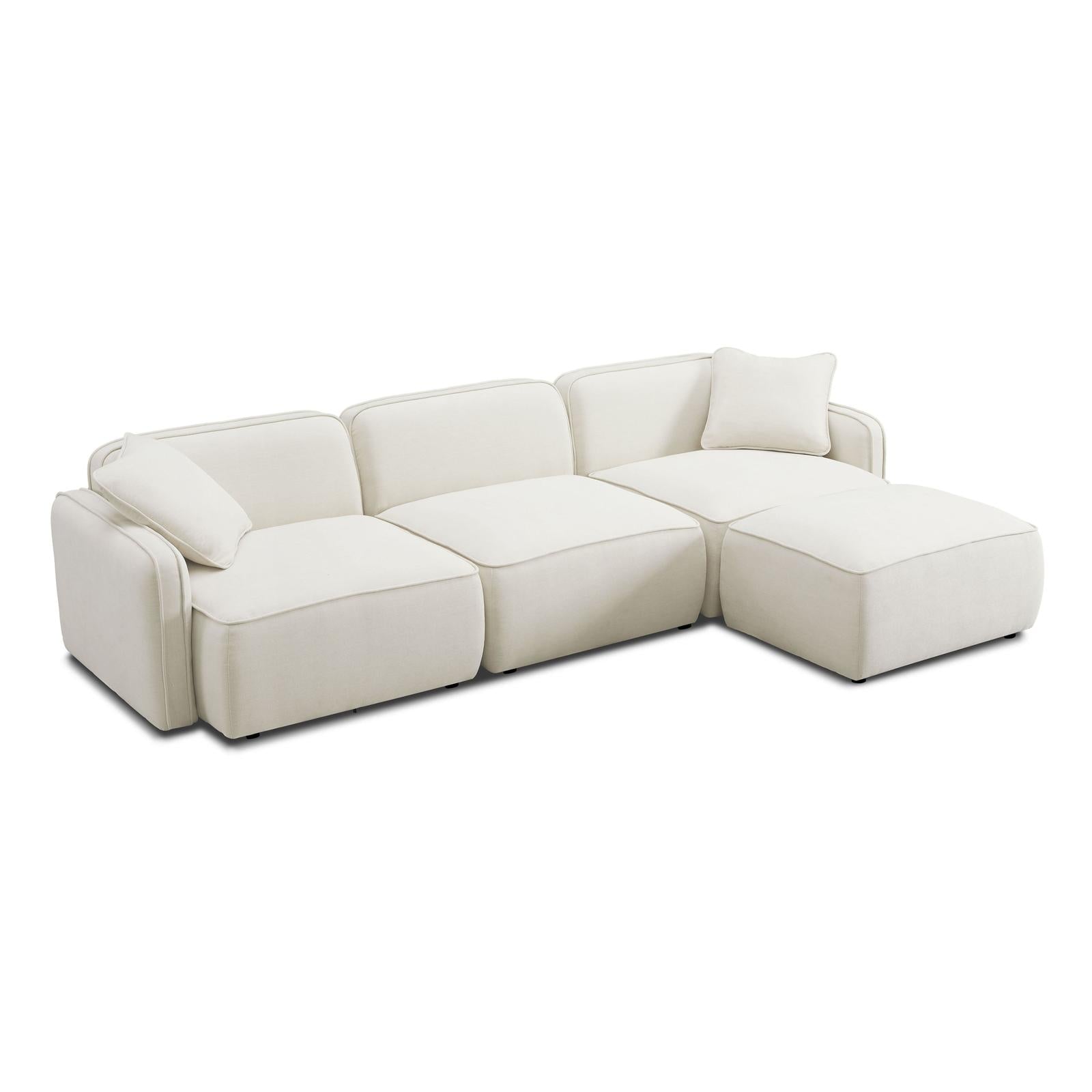 TOV Furniture Travie 4-Piece Modular Sectional