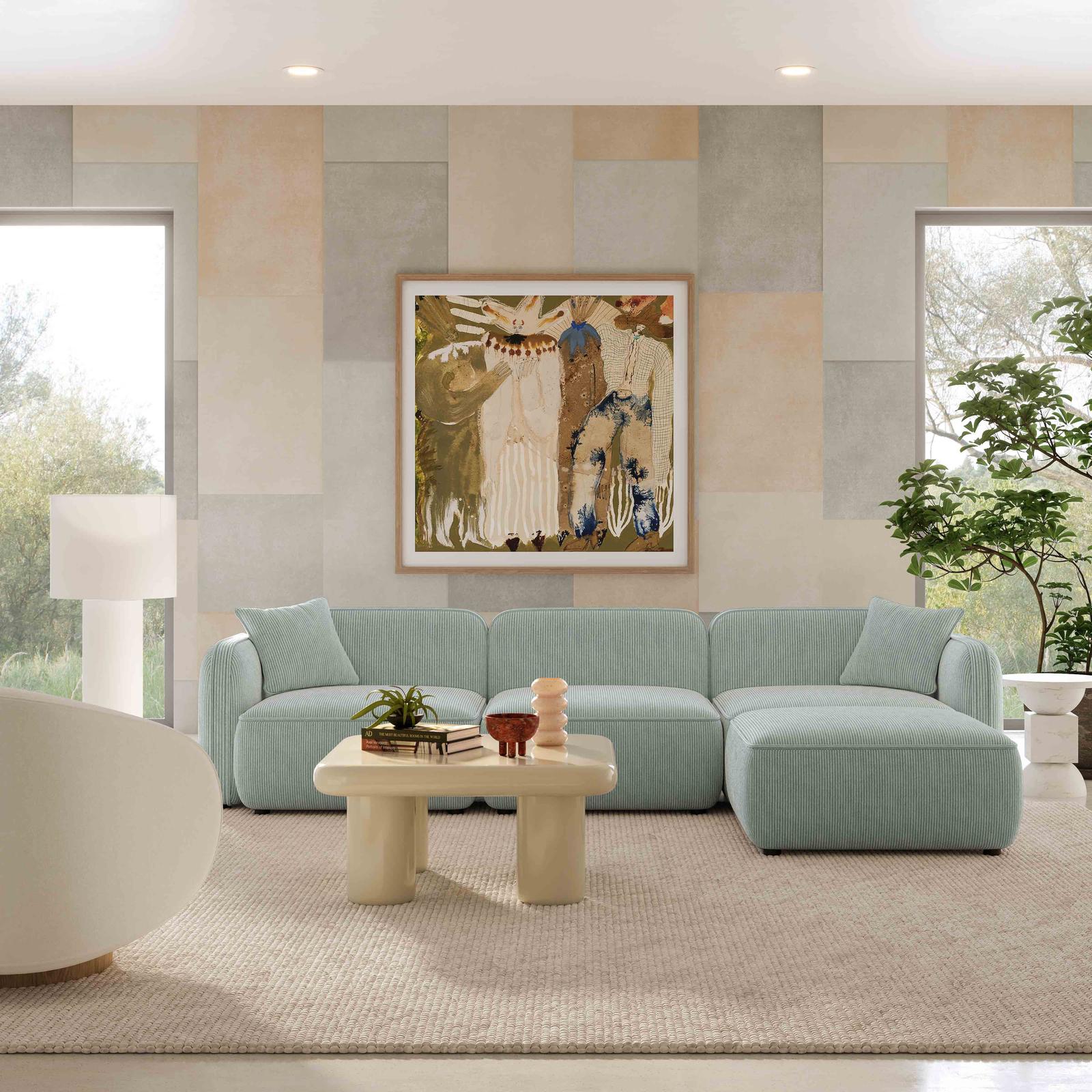 TOV Furniture Travie 4-Piece Modular Sectional
