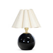 Giorgio Black Natural Brass Glass Mini Lamp