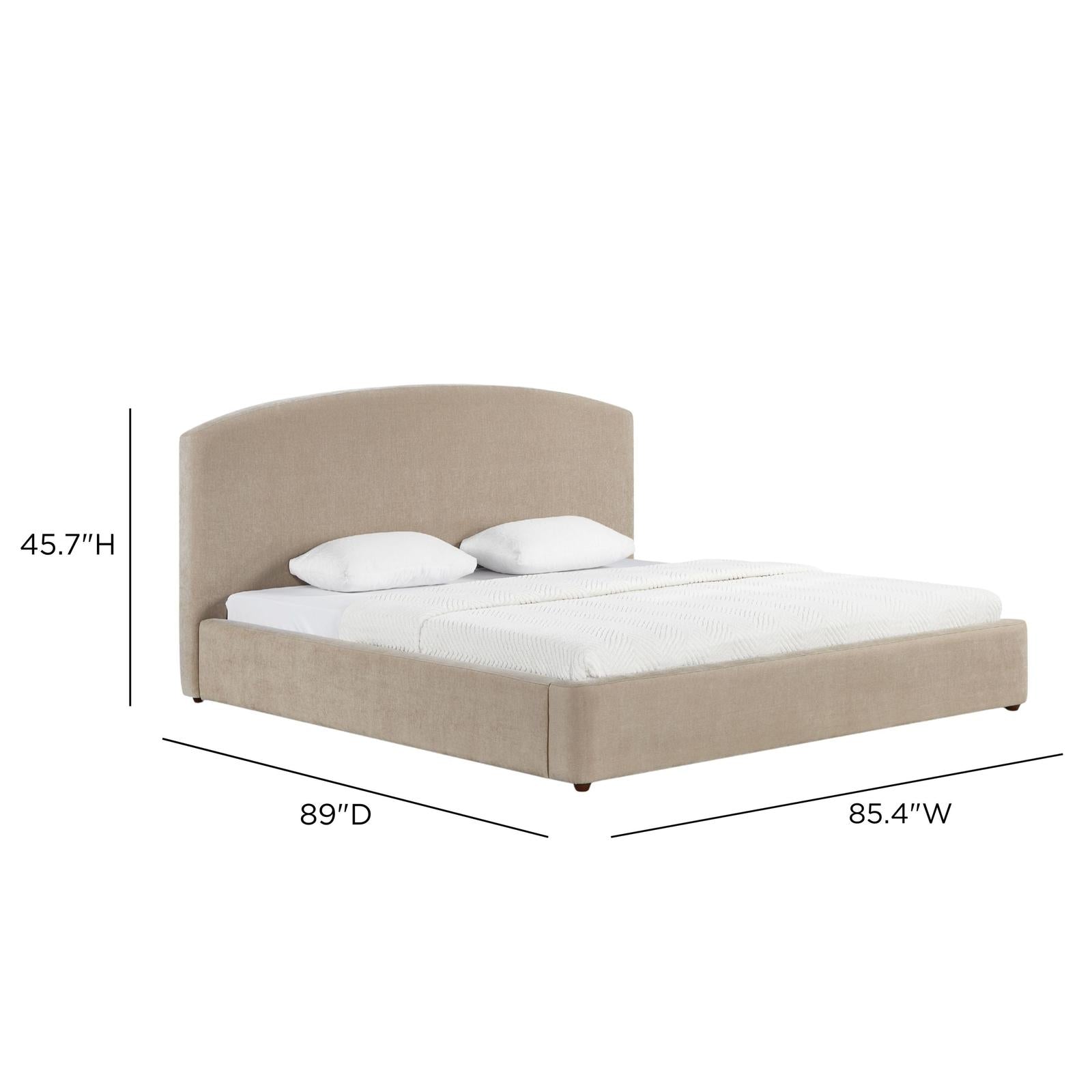 TOV Furniture Leah Performance Chenille Bed