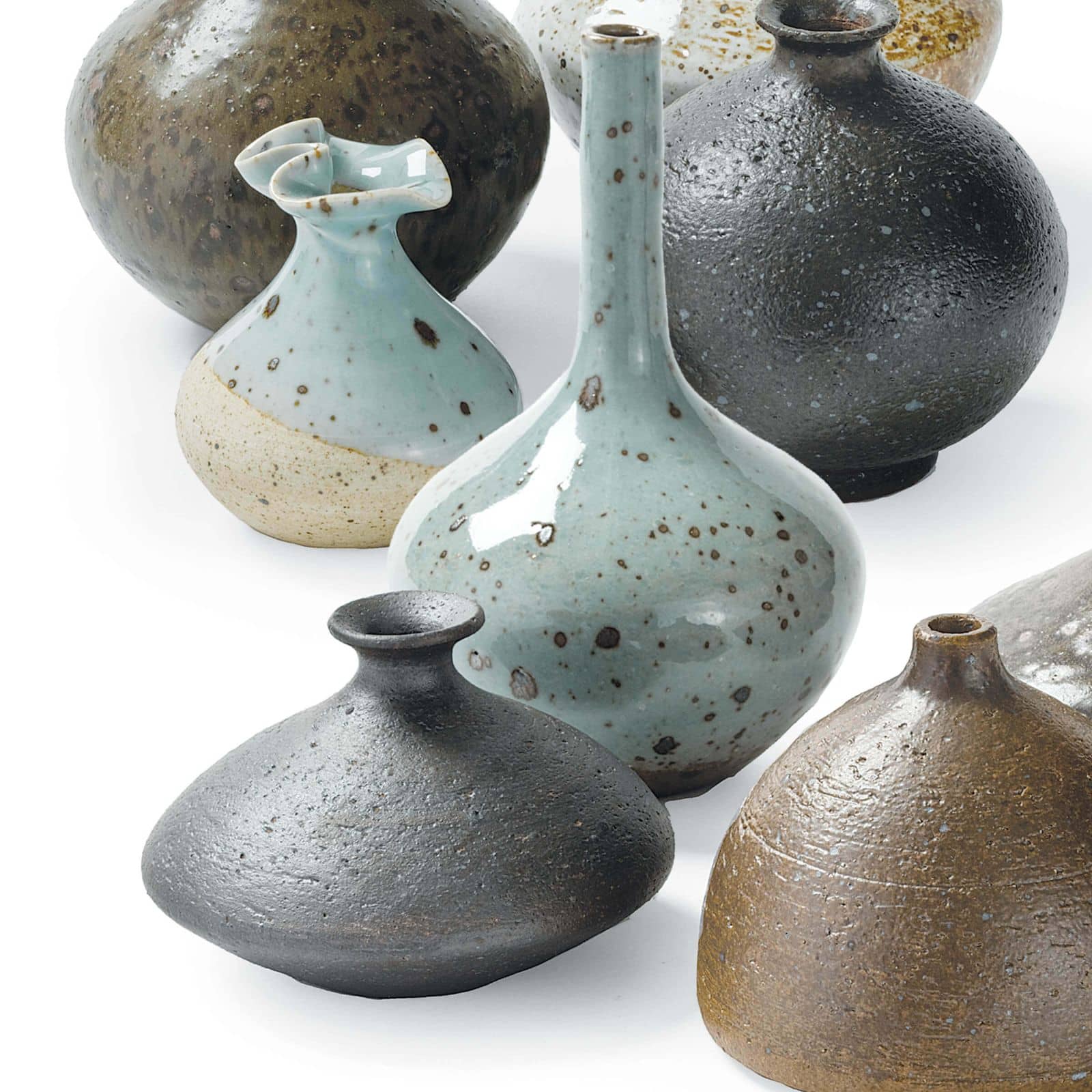 Porcelain Bud Vases -Set of 8