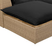 TOV Furniture Cali 4-Piece Performance Fabric & Wicker Outdoor Sectional