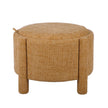 TOV Furniture Bellamy Railroad Chenille Storage Stool With Reversible Tray Top