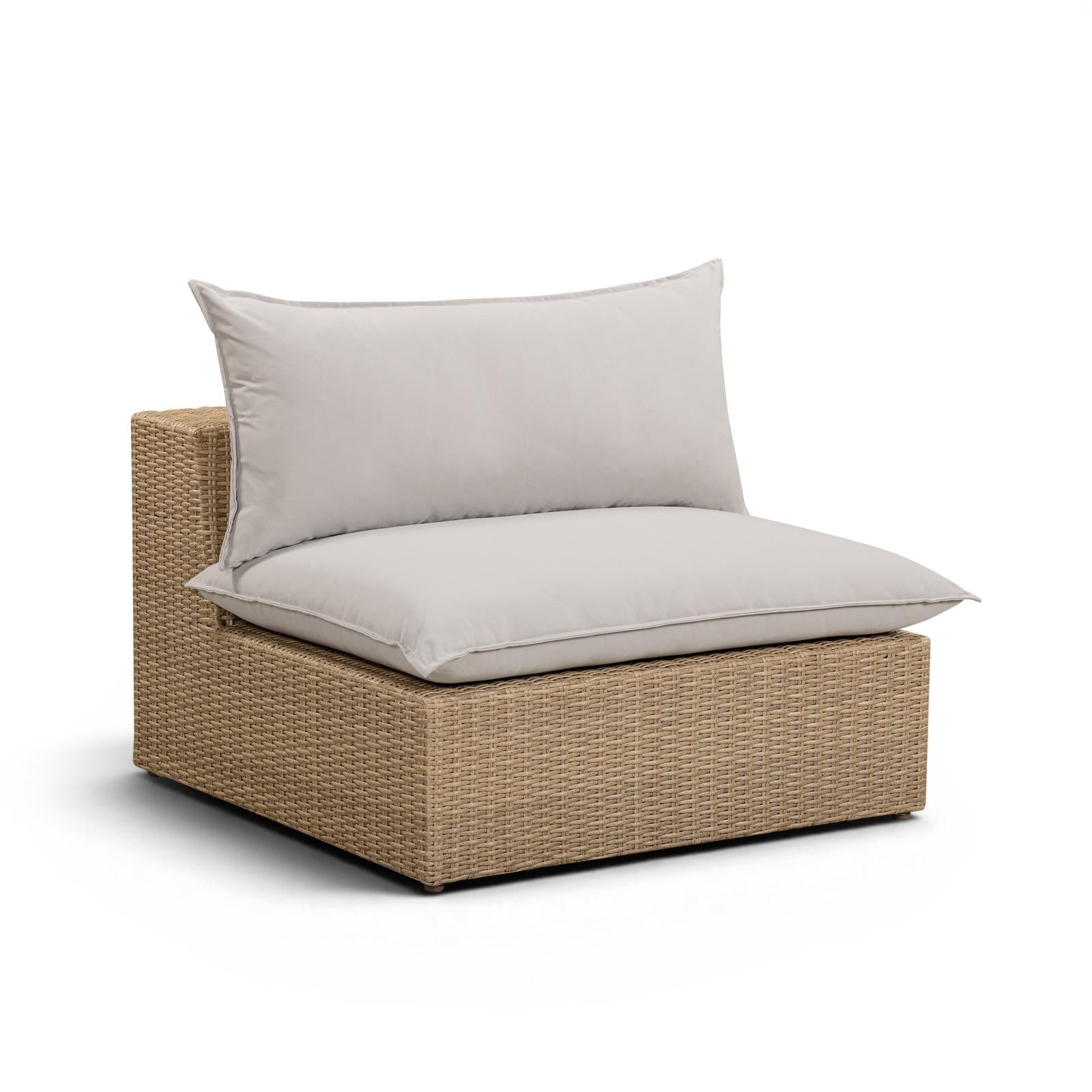 TOV Furniture Cali Performance Fabric & Wicker Outdoor Modular Components
