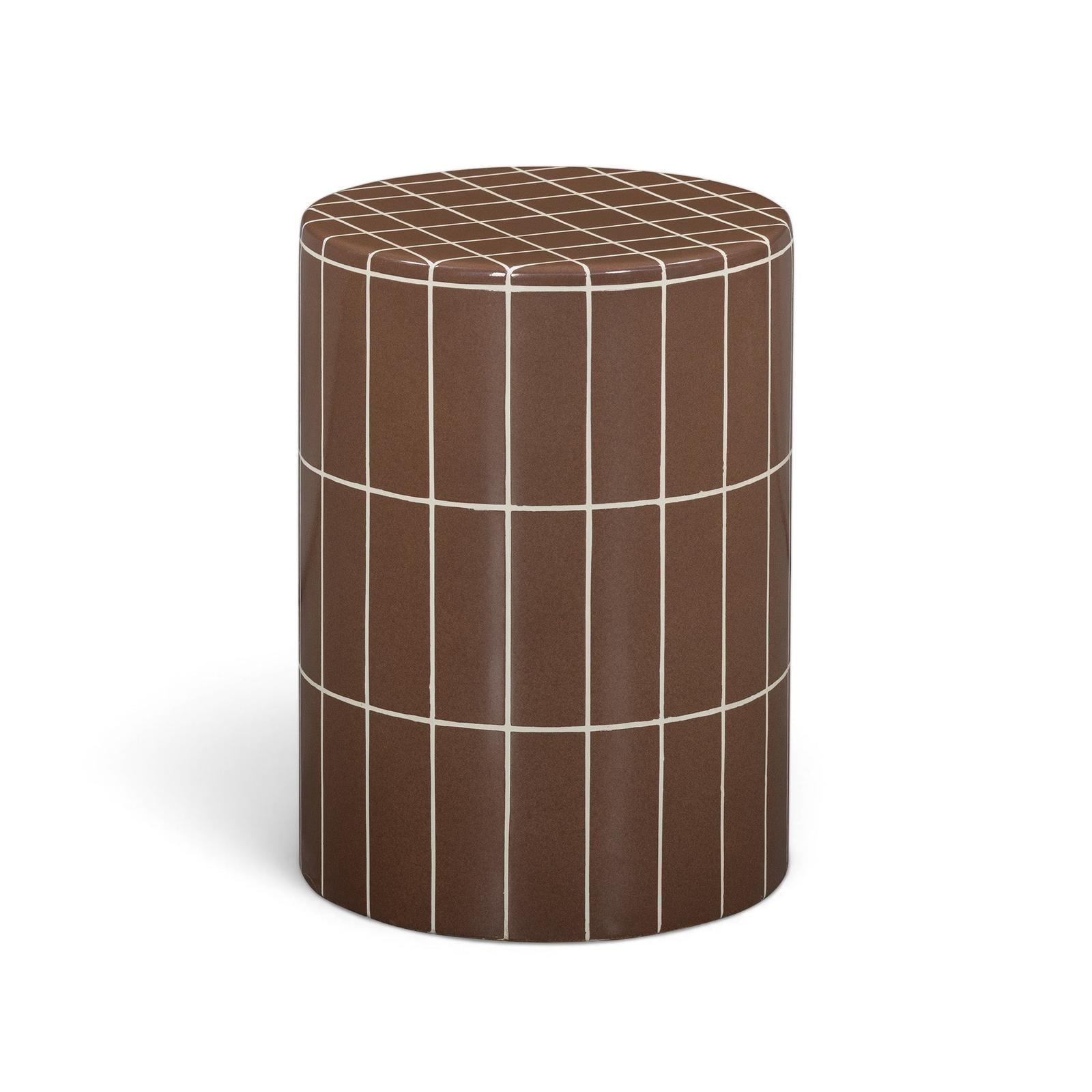 TOV Furniture Tatiana Round Concrete Indoor/Outdoor Side Table