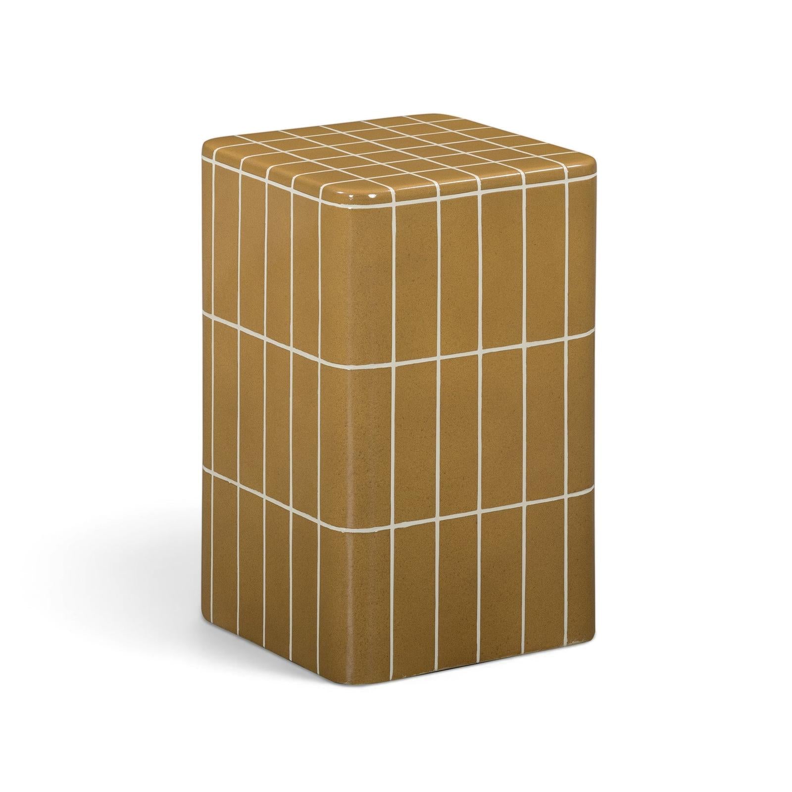 TOV Furniture Tatiana Square Concrete Indoor/Outdoor Side Table