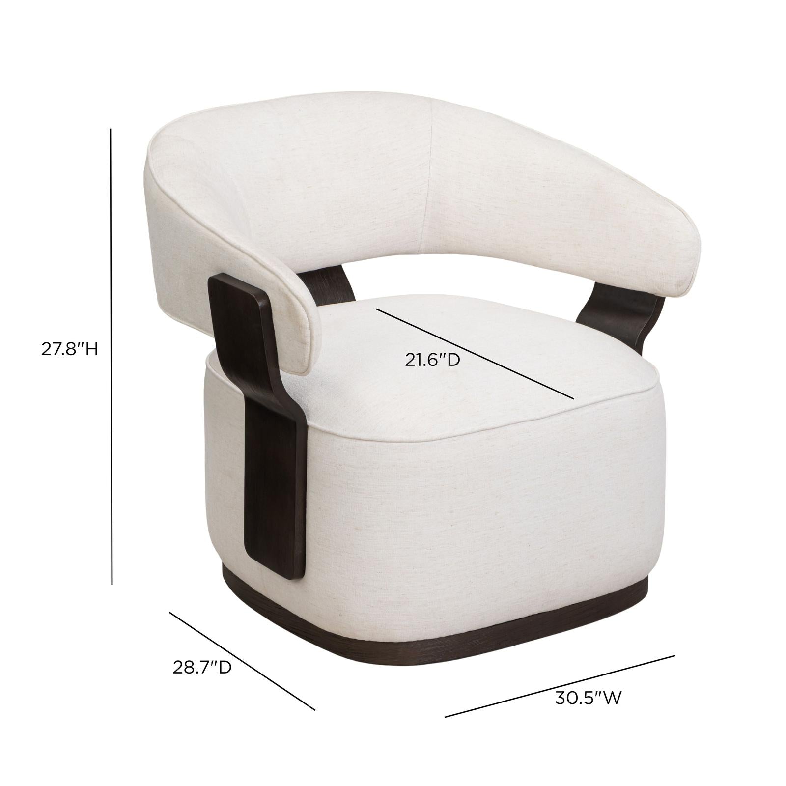 TOV Furniture Madison Performance Swivel Accent Chair