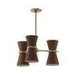 Gable Antique Natural Brass Pendant