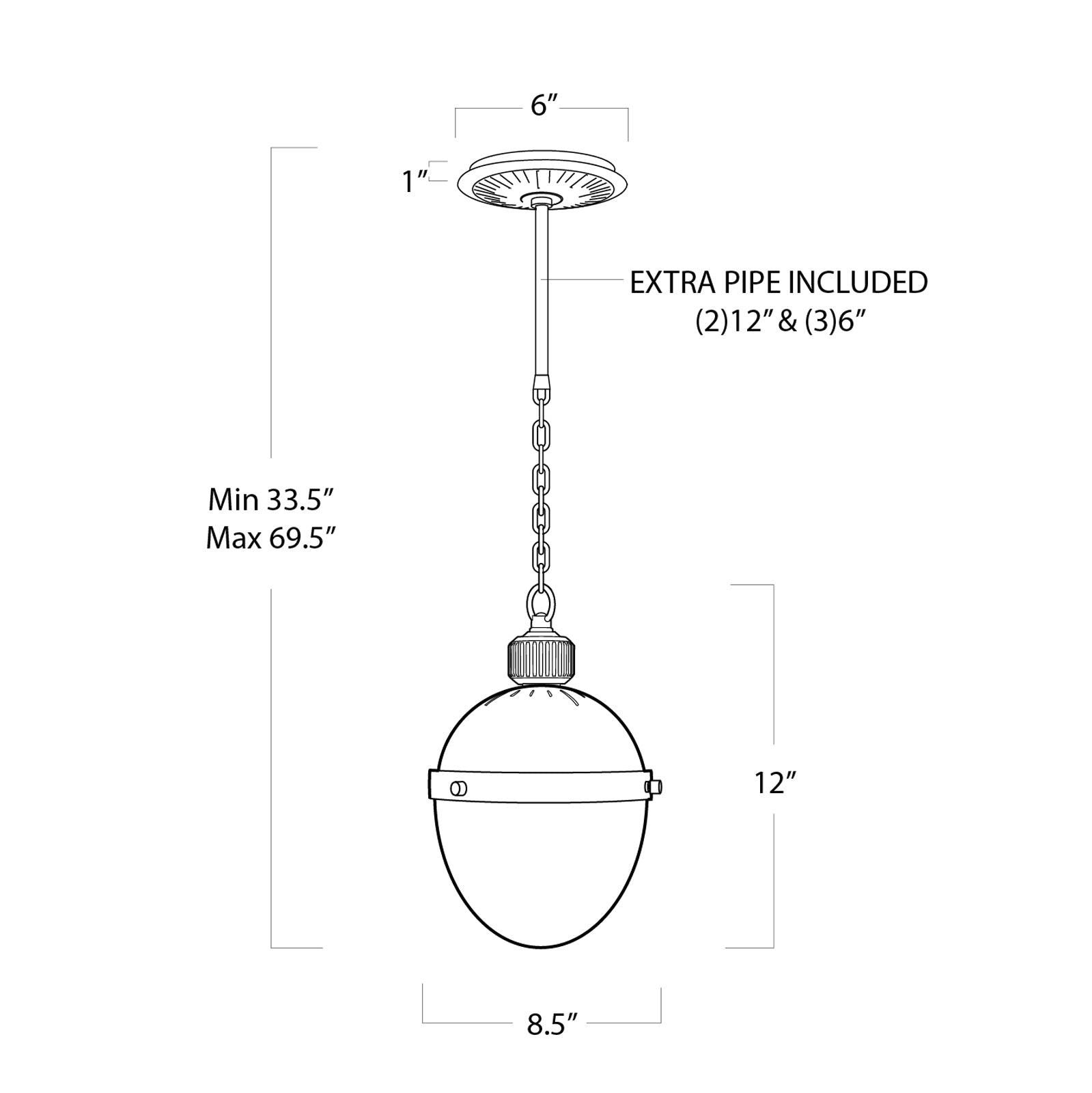 Otis Pendant Small