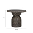 TOV Furniture Cynthia Concrete Indoor/Outdoor Side Table