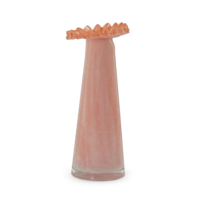TOV Furniture Ruff Ombre Pink Glass Vase