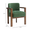 TOV Furniture Irma Textured Performance Velvet Dining Chair