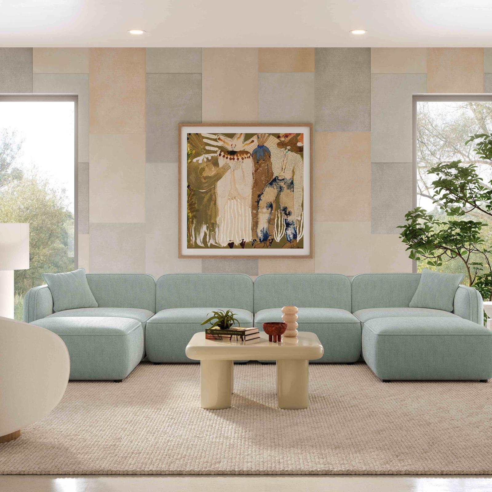 TOV Furniture Travie 6-Piece Modular U-Sectional
