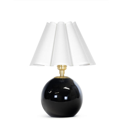 Regina Andrew Giorgio Black Natul Bss Glass Mini Lamp
