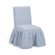 TOV Furniture Gertrude Striped Performance Linen Skirted Dining Chair