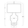 Regina Andrew  Lewis Cemic Table Lamp