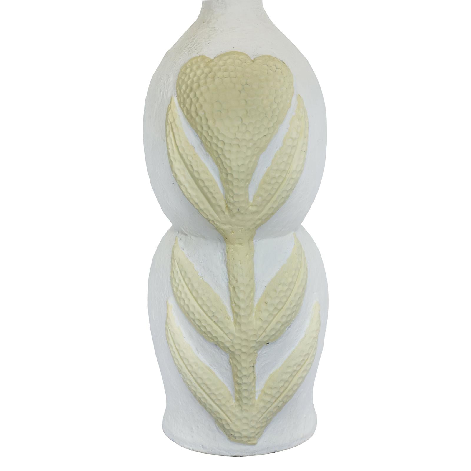 TOV Furniture Edith Curved Papier Mache Flower Pleated Table Lamp