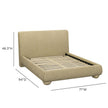 TOV Furniture Rayne Textured Fabric Bed