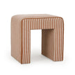 TOV Furniture Byron Square Cotton Jute Ottoman