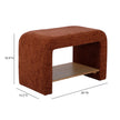 TOV Furniture Alvie Railroad Chenille Storage Side Table