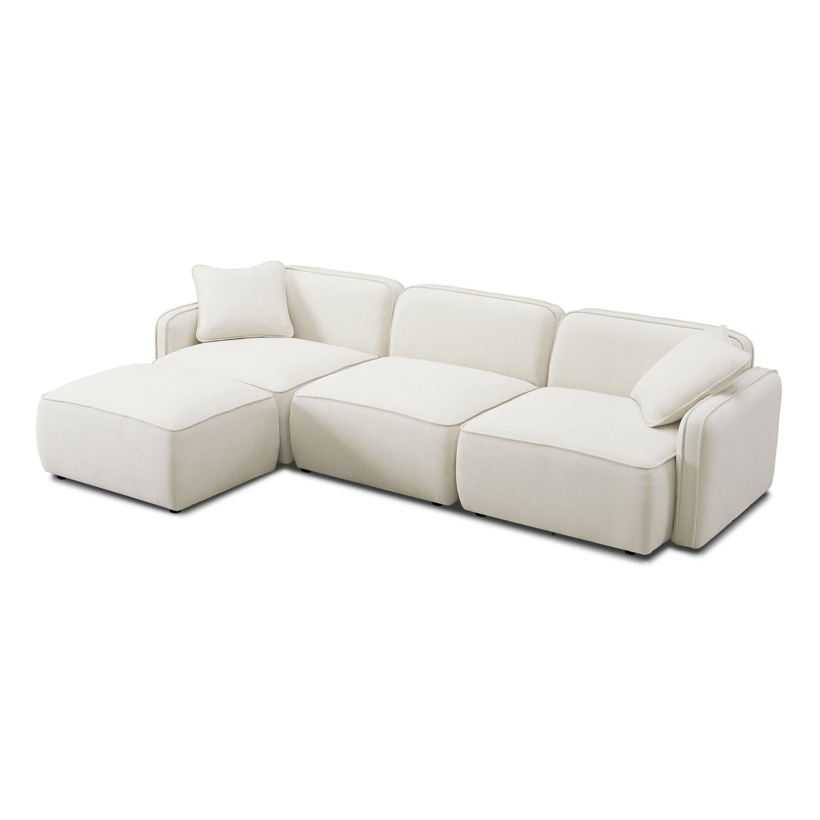 TOV Furniture Travie 4-Piece Modular Sectional
