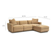 TOV Furniture Perry 4-Piece Modular Sectional
