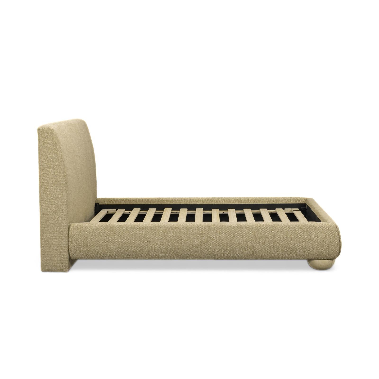 TOV Furniture Rayne Textured Fabric Bed