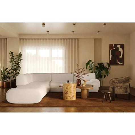 TOV Furniture Zenith 5-Piece Contract-Grade Upcycled Fabric Modular Sectional