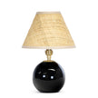 Giorgio Black Natural Brass Glass Mini Lamp