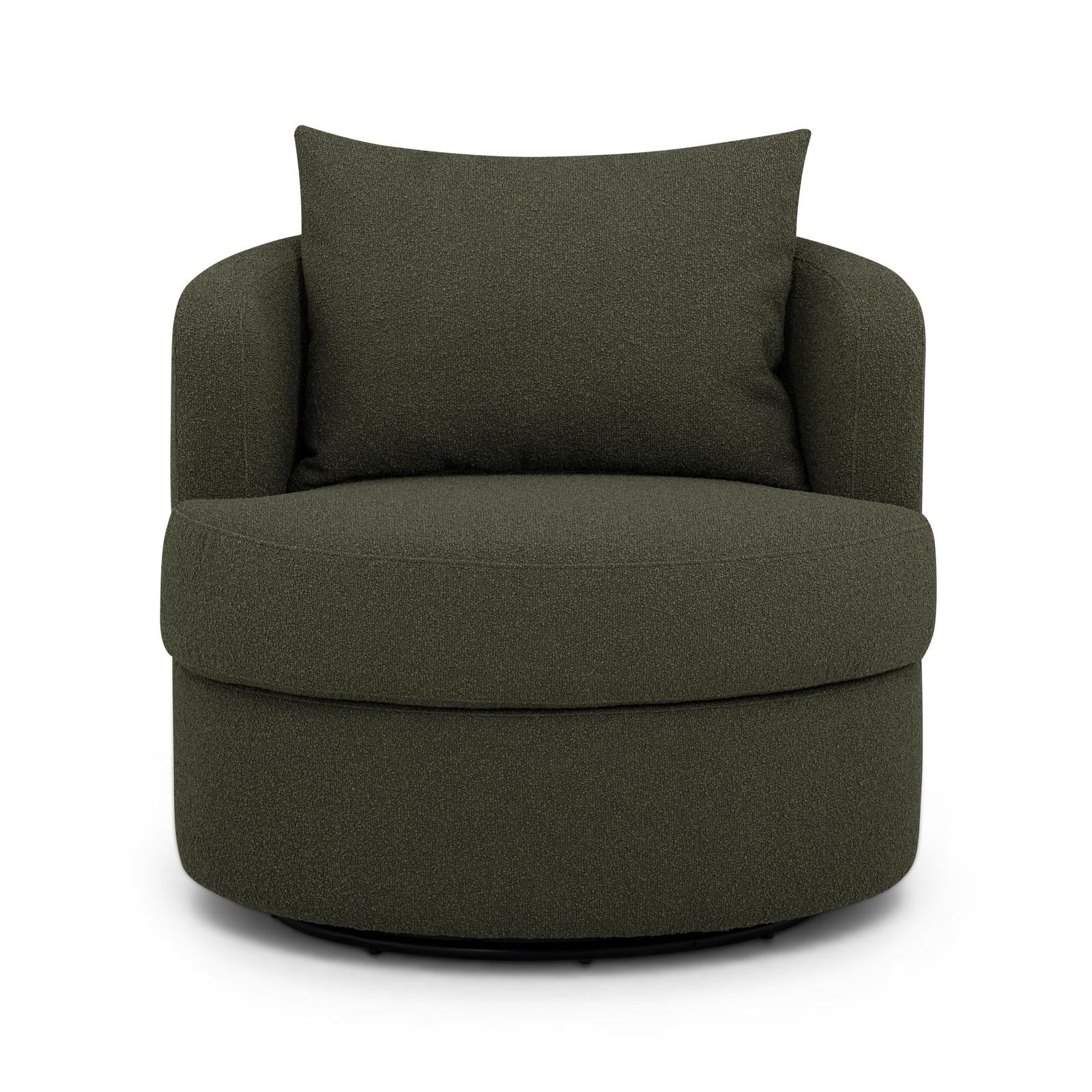 TOV Furniture Silvi Performance Boucle Swivel Accent Chair
