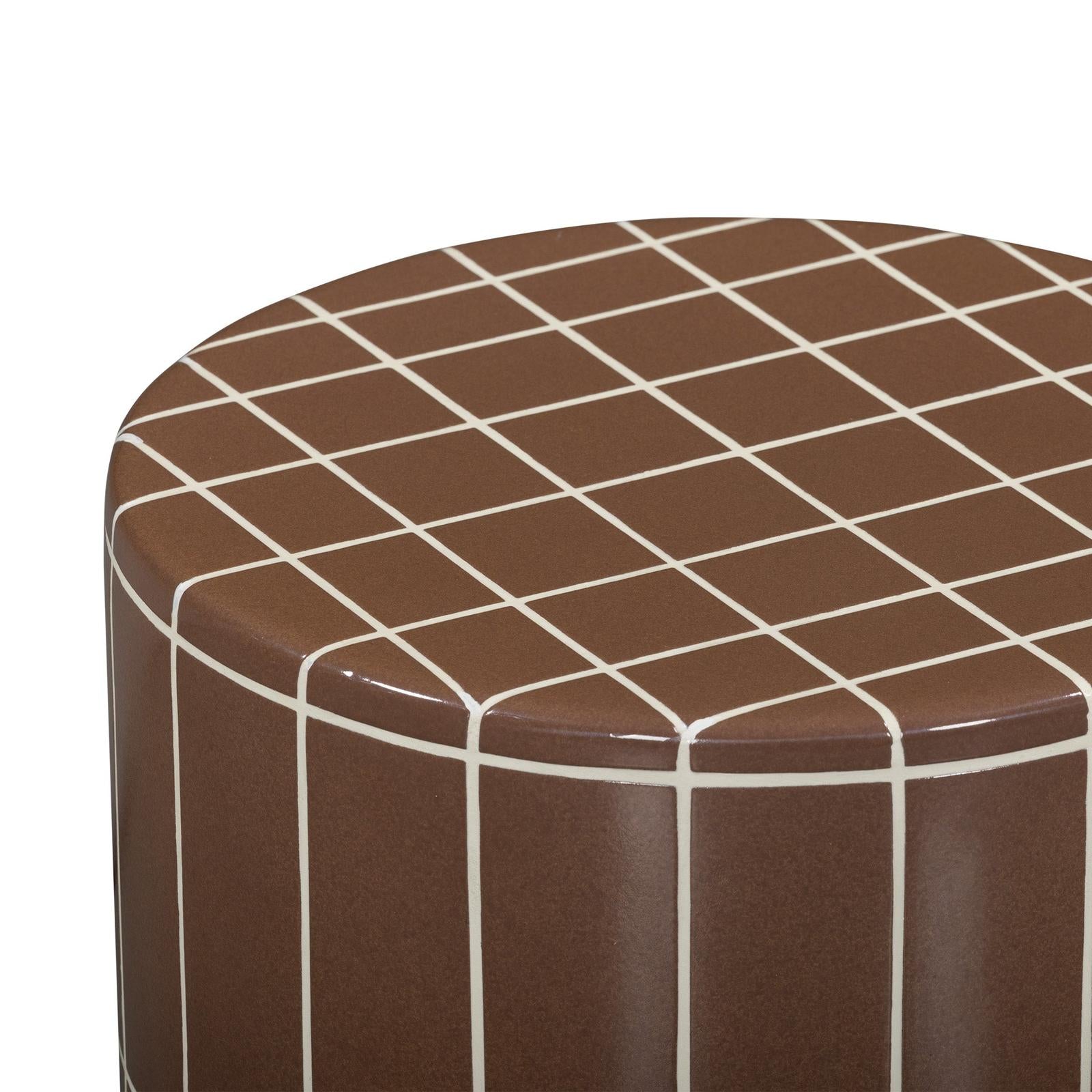 TOV Furniture Tatiana Round Concrete Indoor/Outdoor Side Table