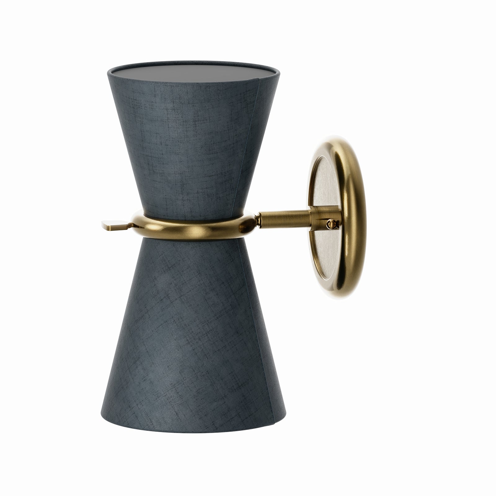 Gable Antique Natural Brass Sconce