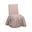 TOV Furniture Gertrude Striped Performance Linen Skirted Dining Chair