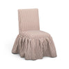 TOV Furniture Gertrude Striped Performance Linen Skirted Dining Chair