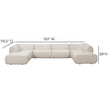 TOV Furniture Zenith 8-Piece Contract-Grade Upcycled Fabric Modular U-Sectional