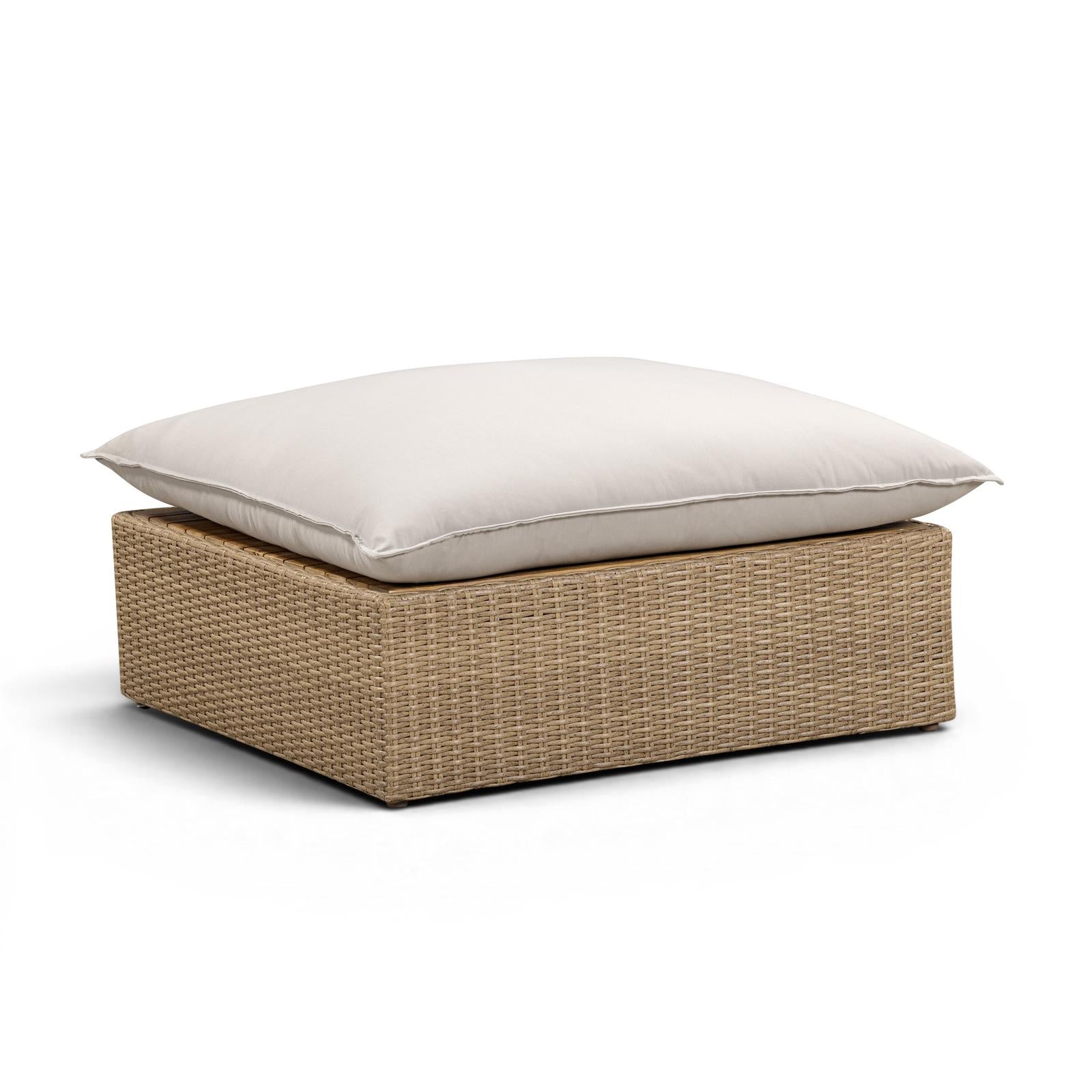 TOV Furniture Cali Performance Fabric & Wicker Outdoor Modular Components