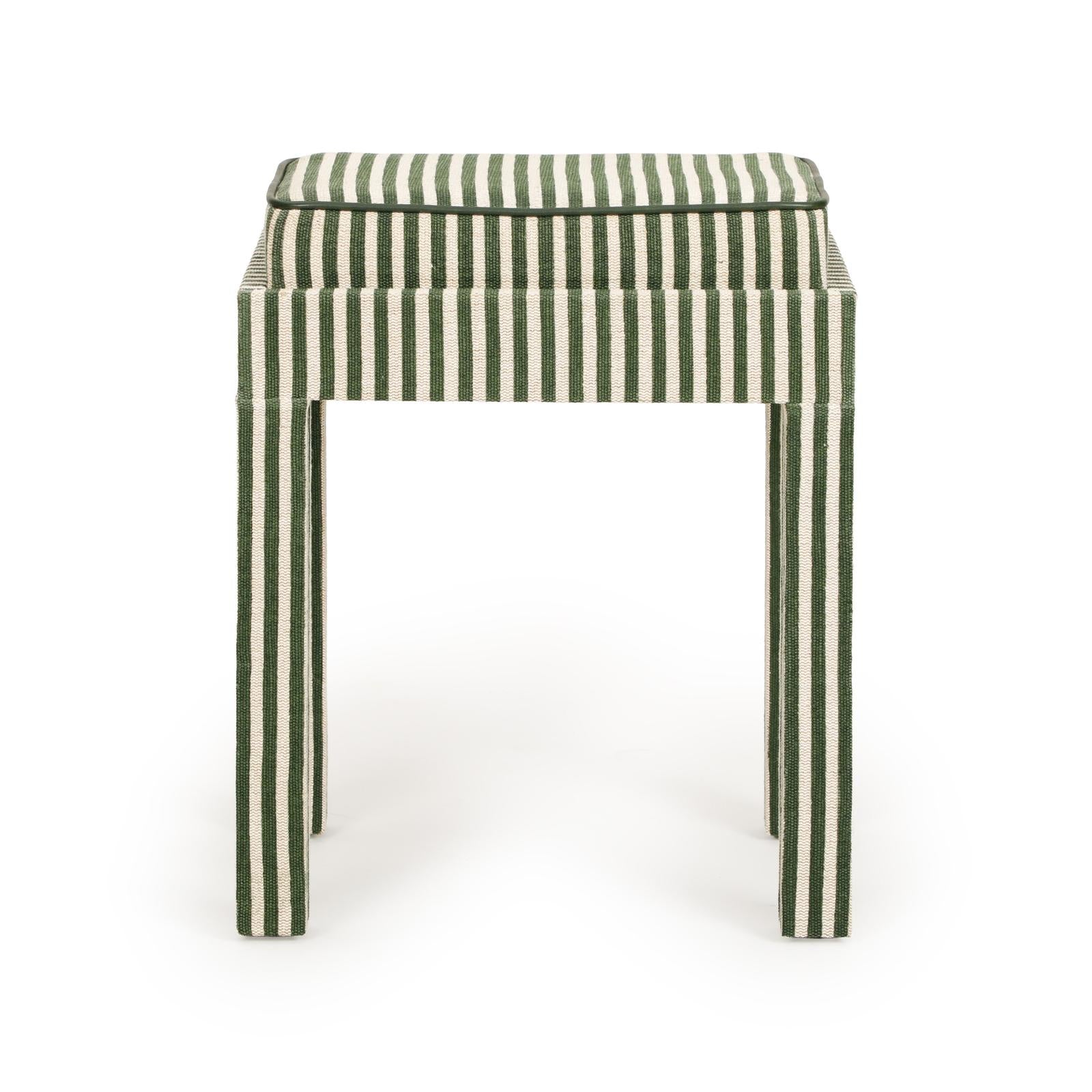 TOV Furniture Kora Cotton Jute Contract-Grade Accent Stool