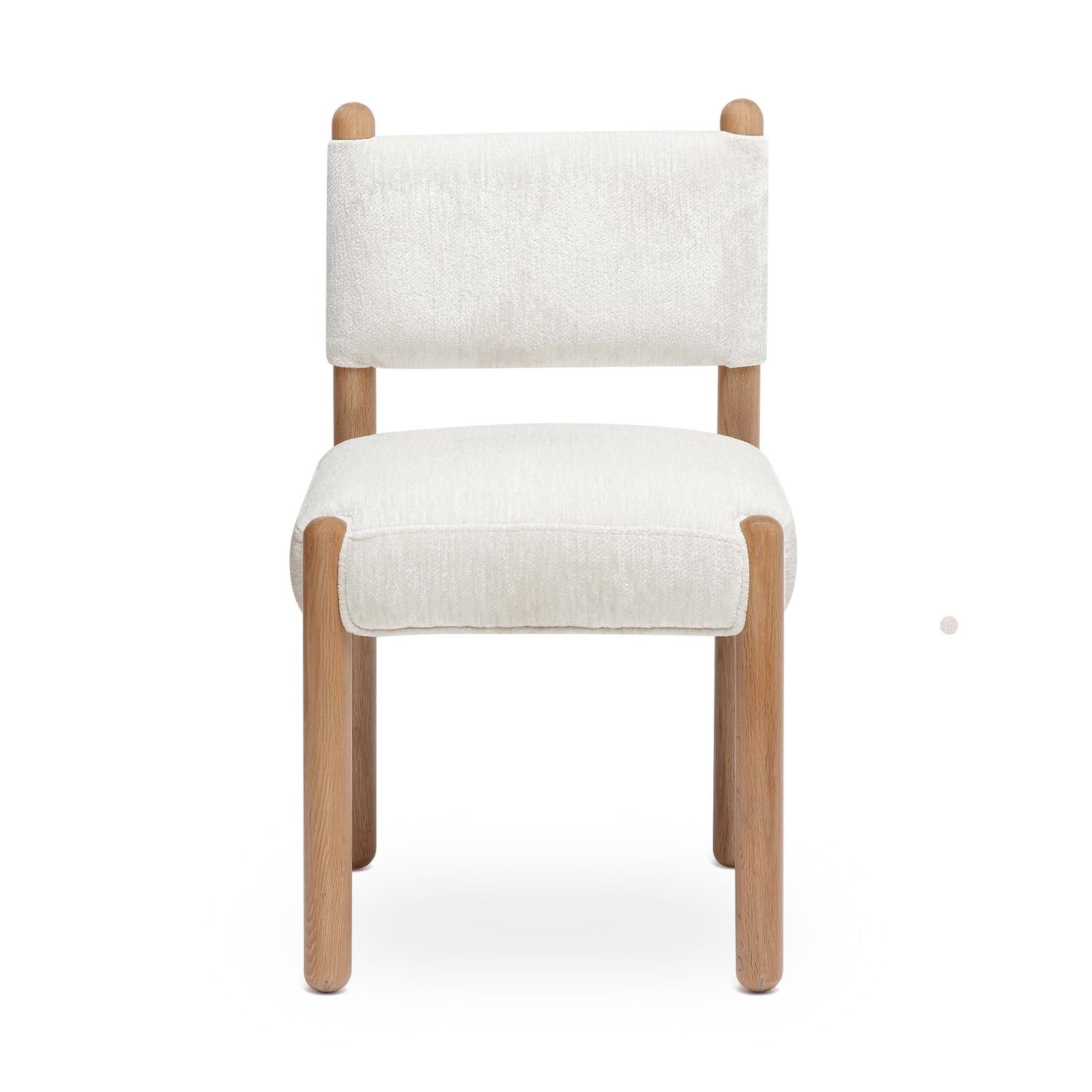 TOV Furniture Bruno Thick Performance Chenille Straight Back Dining Chair