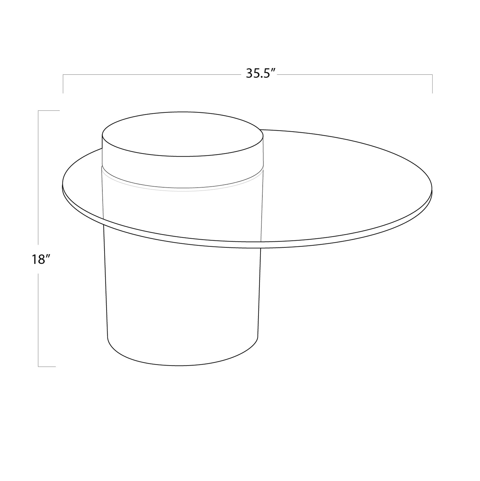Regina Andrew Odette Coffee Table- 2 cartons
