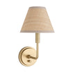 Polly Natural Brass Single Sconce
