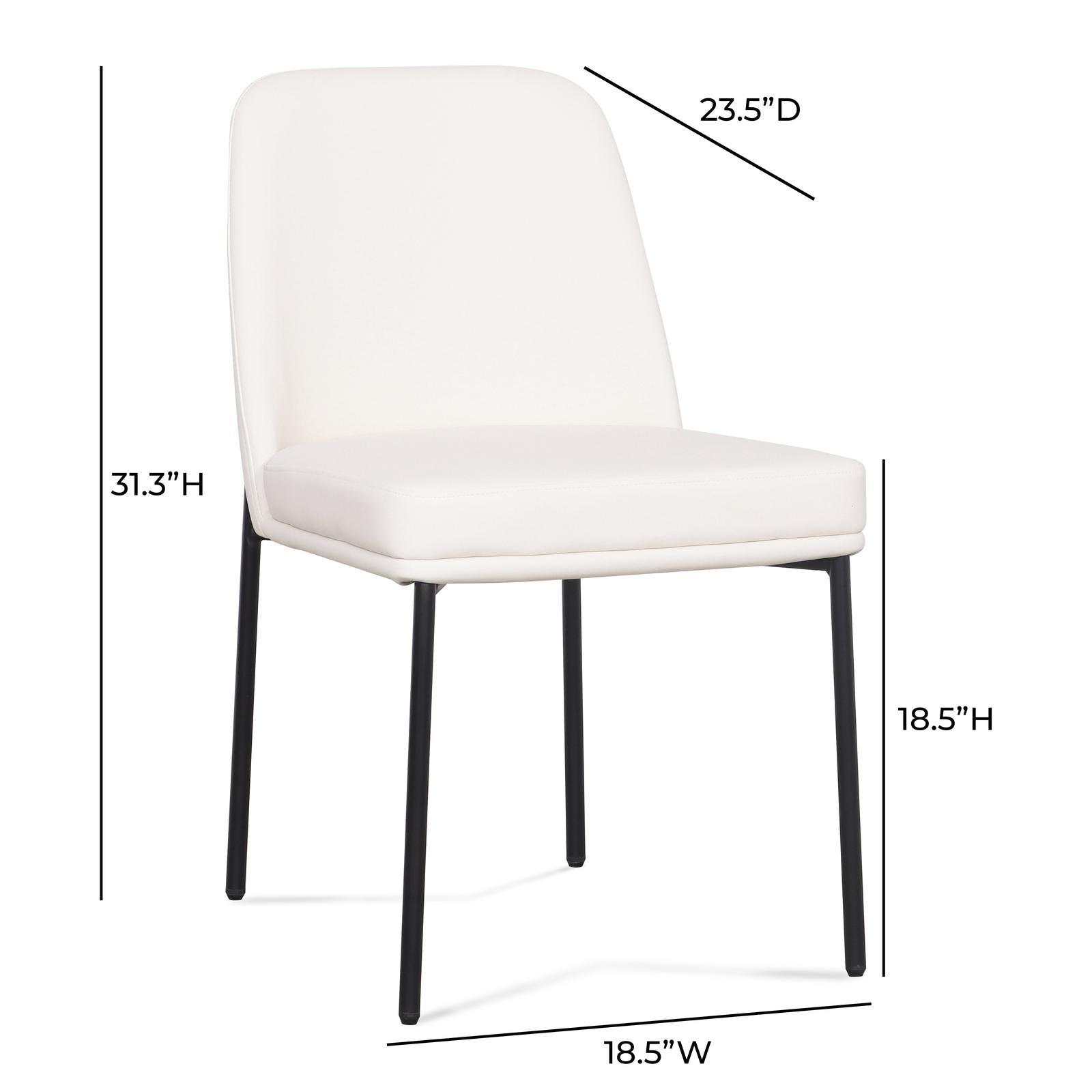 TOV Furniture Sydney Performance Vegan Leather Dining Chair - Set of 2