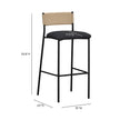 TOV Furniture Celine Boucle Bar Stool