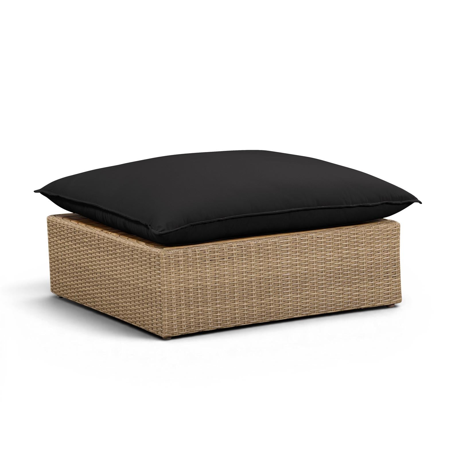 TOV Furniture Cali Performance Fabric & Wicker Outdoor Modular Components