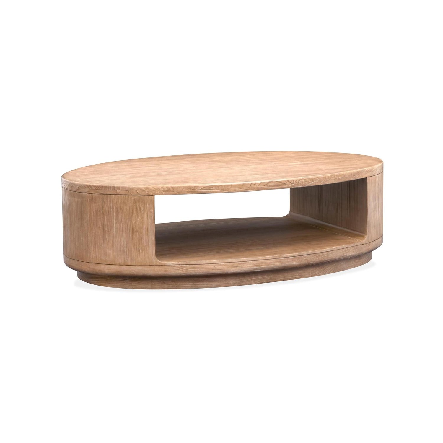 Magnussen Home Sanford Chateau Brown Oval Cocktail Table With Casters