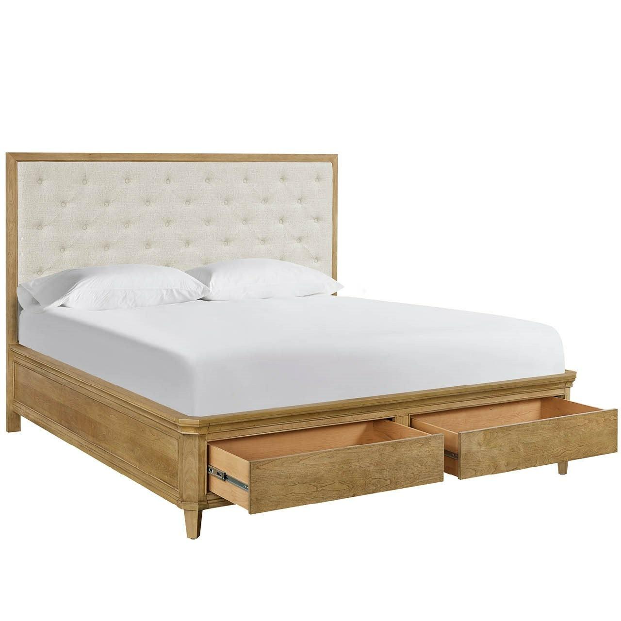 Universal Furniture Birchaven Panel Upholstered Storage Bed